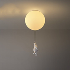 Ceiling Light Bear Balloon Design 12 x 10 in Decorative Indoor Fixture 1