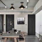 Ceiling Light Flush Mount Metal Shade LED Compatible Industrial Style 7