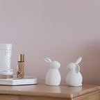 Ceramic Bunny Figurine - Elegant Minimalist Rabbit Decor for Home 4