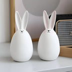 Ceramic Bunny Figurine - Elegant Minimalist Rabbit Decor for Home 5