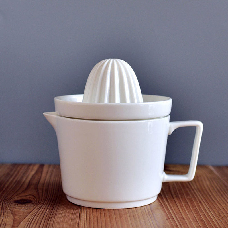 Ceramic Citrus Juicer - Manual Lemon Squeezer for Fresh Juice Extraction 0