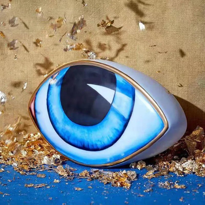 Ceramic Eye Sculpture - Unique Abstract Decor for Modern Interiors 4