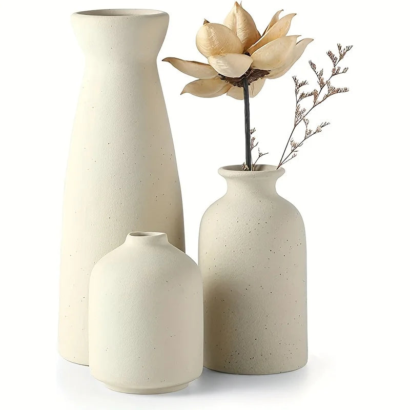 Ceramic Flower Vase Set - Elegant Decorative Vases for Any Space 5