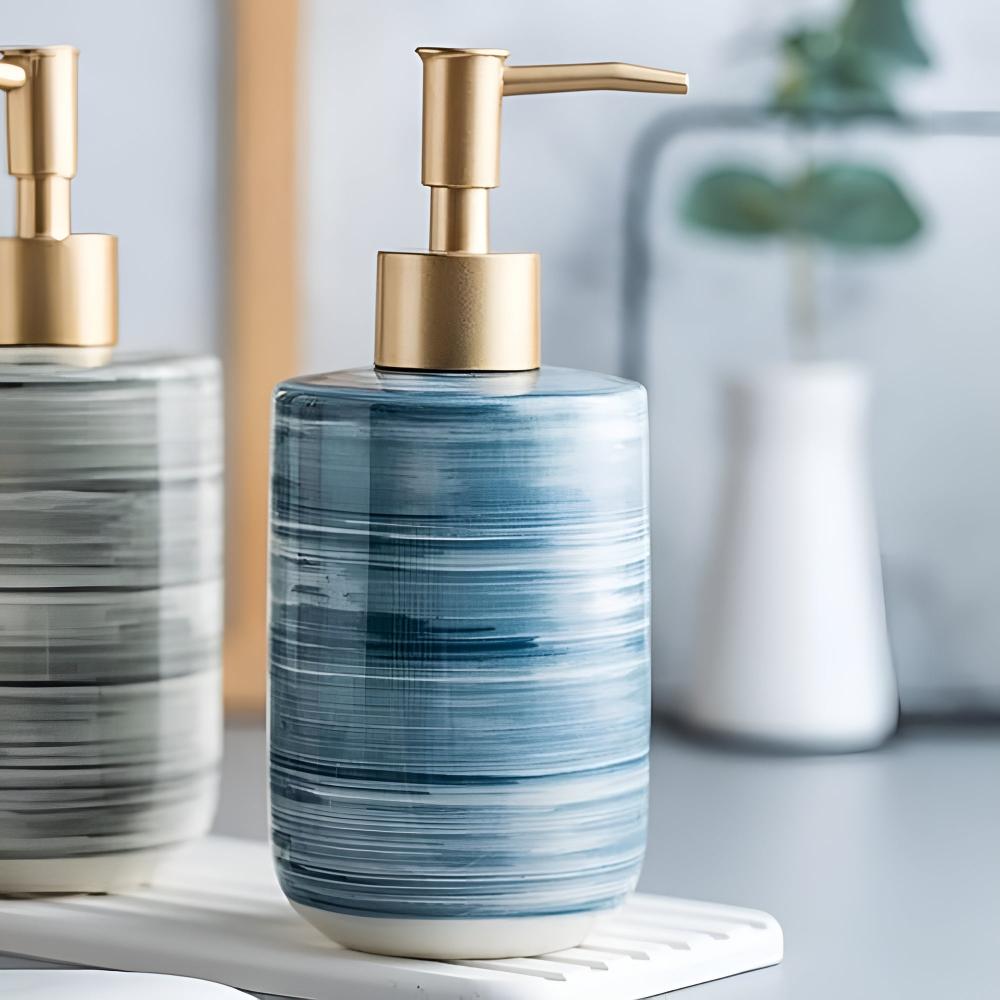 Ceramic Hand Soap Dispenser - Stylish Design for Kitchen & Bathroom 3