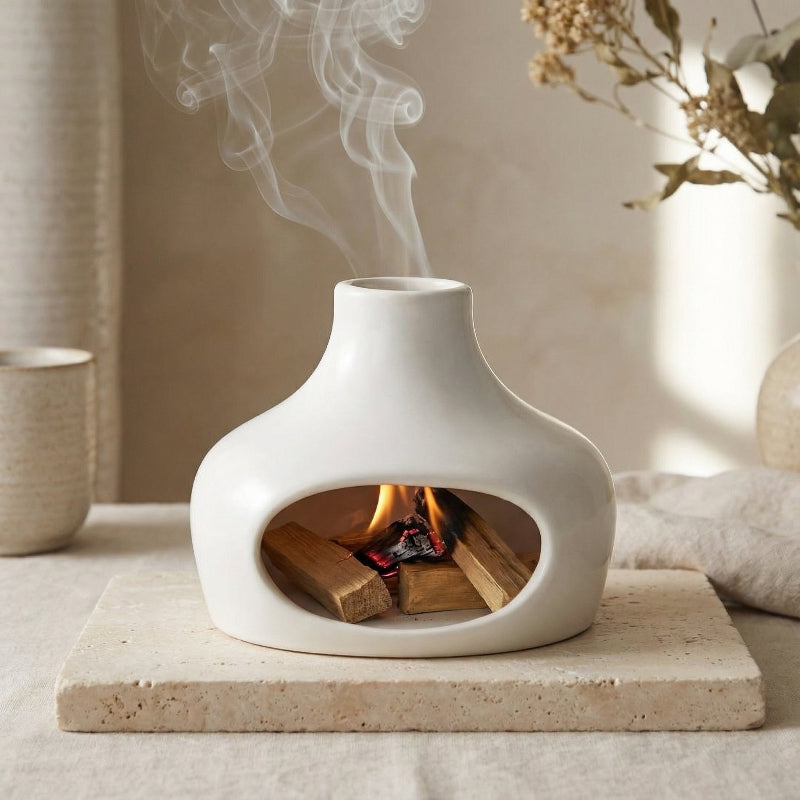 Ceramic Incense Burner - Elegant Design for Mindfulness & Serenity 1