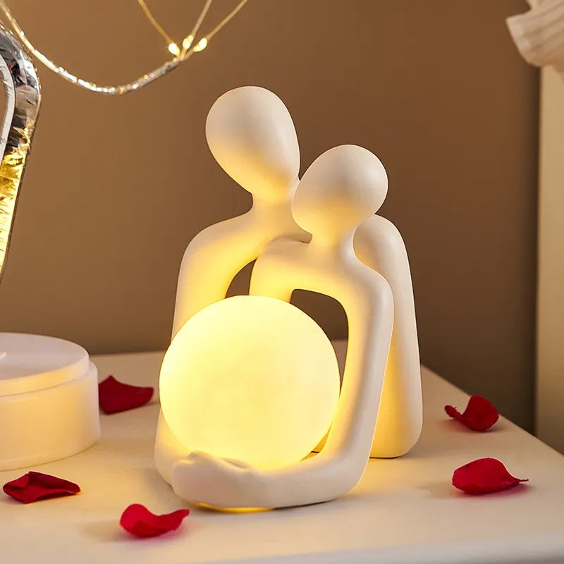 Ceramic Mood Light - Unique LunaGlow Decorative Orb for Mood Lighting in Bedroom and Living Room 0