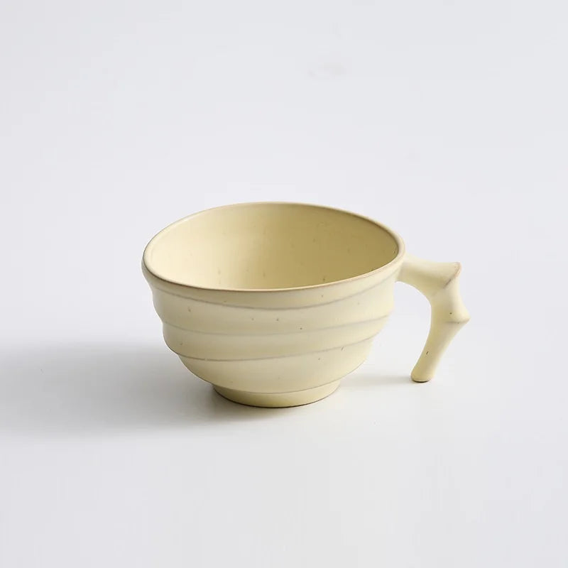 Ceramic Mug - Ergonomic Design with Textured Finish 0