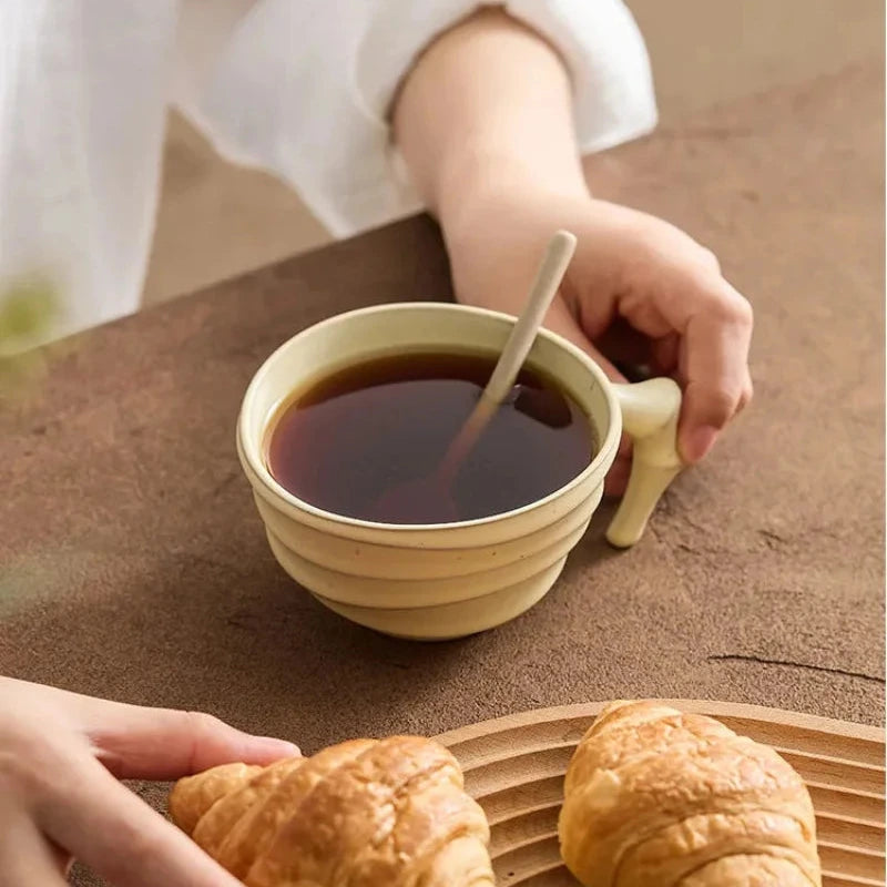  Ceramic Mug - Ergonomic Design with Textured Finish 5
