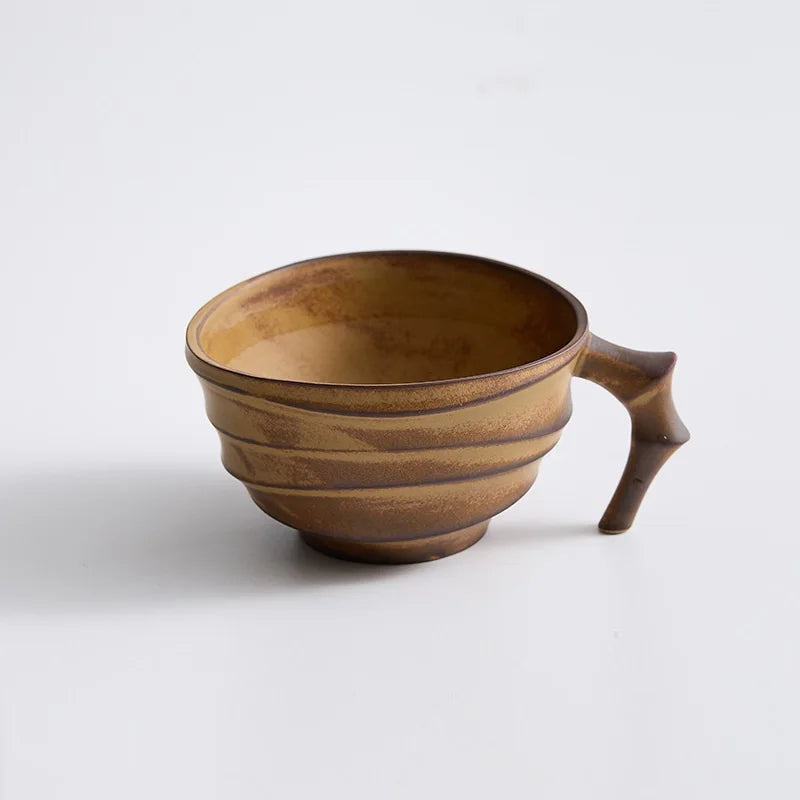 Ceramic Mug - Ergonomic Design with Textured Finish 6