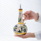 Ceramic Olive Oil Dispenser Bottle - Elegant Design & 700ml Capacity 2