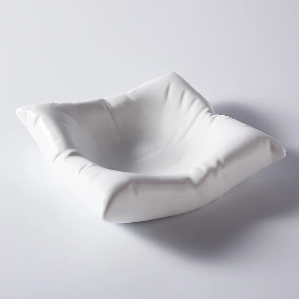 Ceramic Pillow Plate - Unique Design for Elegant Dining & Versatile Use 4