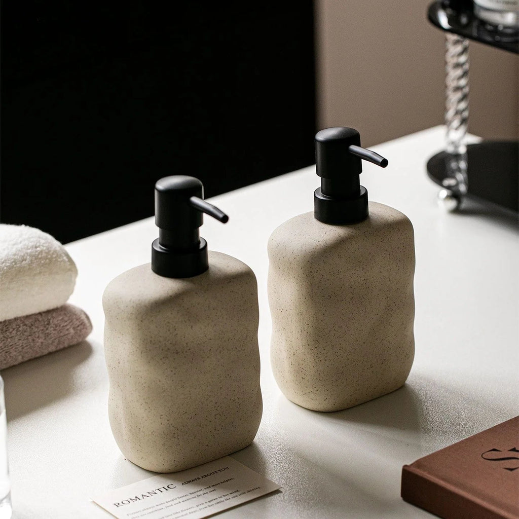 Ceramic Soap Dispenser - 450ml Hand Soap & Dish Soap Pump for Kitchen 2