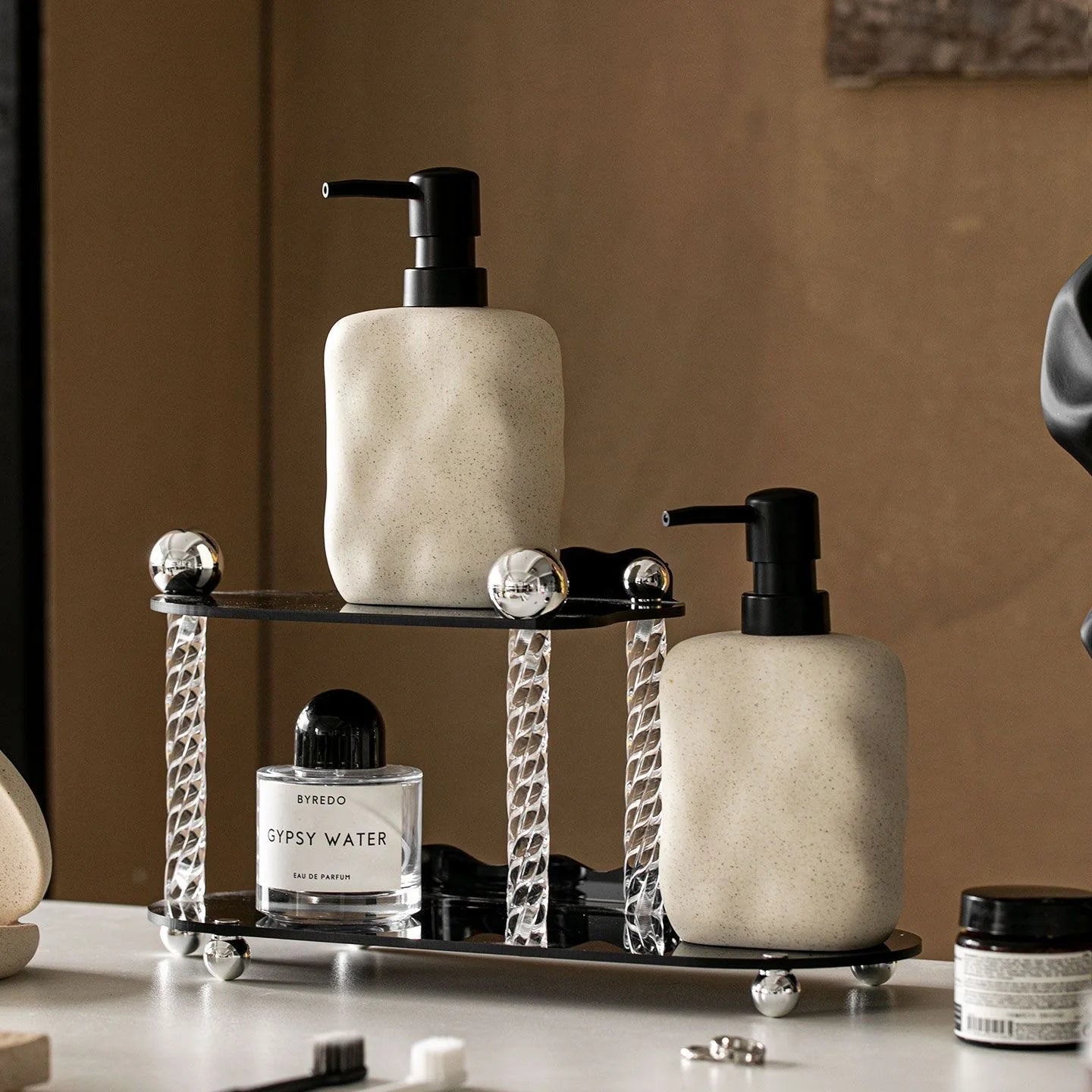 Ceramic Soap Dispenser - 450ml Hand Soap & Dish Soap Pump for Kitchen 6