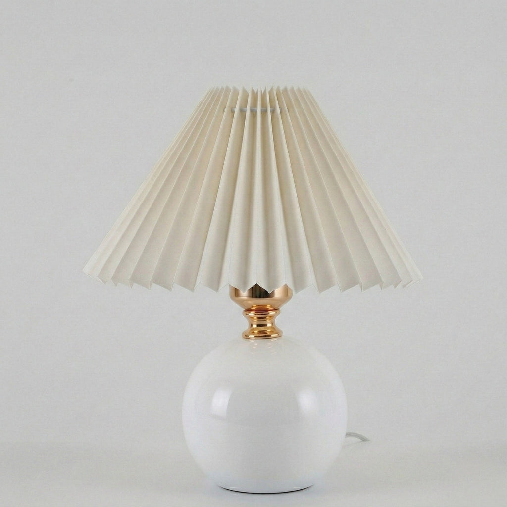 Ceramic Table Lamp - Compact Design for Warm Ambient Lighting 1