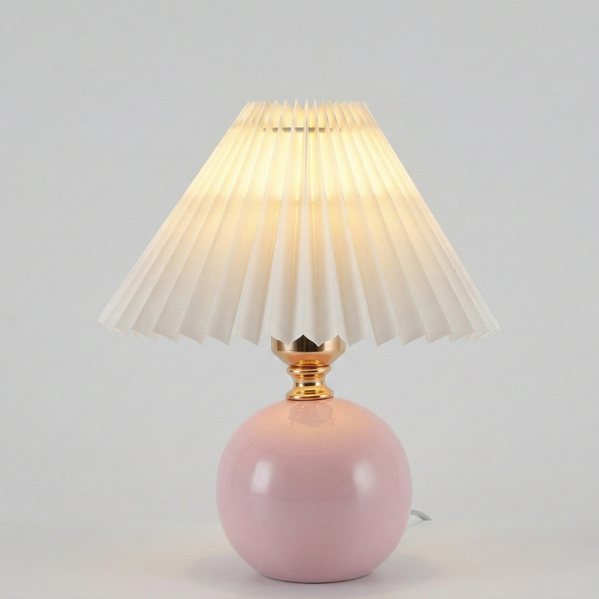 Ceramic Table Lamp - Compact Design for Warm Ambient Lighting 4