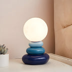 Ceramic Table Lamp - Sculptural Design for Minimalist Bedroom or Living Room 2