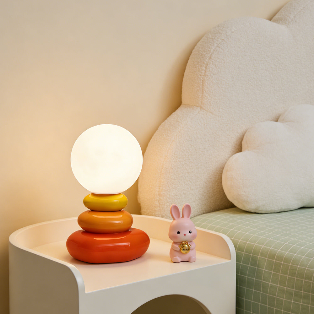 Ceramic Table Lamp - Sculptural Design for Minimalist Bedroom or Living Room 6