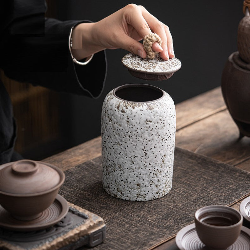 Ceramic Tea Canister - Elegant Loose Leaf Tea Storage Solution 5