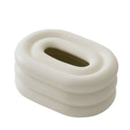Ceramic Tissue Box Holder - Elegant Cover for Home Decor & Versatile Use 0