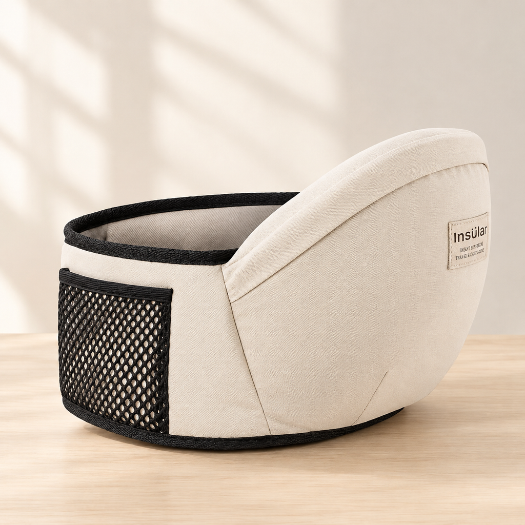 Baby Carrier Hip Seat with Quick Release Clip and Waist Support