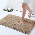 Chenille Bath Mat - Ultra Soft, Non-Slip, Quick Dry Comfort 1