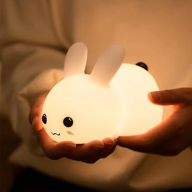 Children's Night Light - Soft LED Glow & Adorable Bunny Design 0