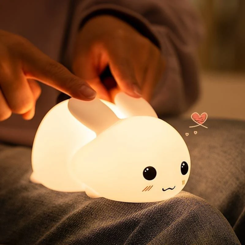 Children's Night Light - Soft LED Glow & Adorable Bunny Design 1