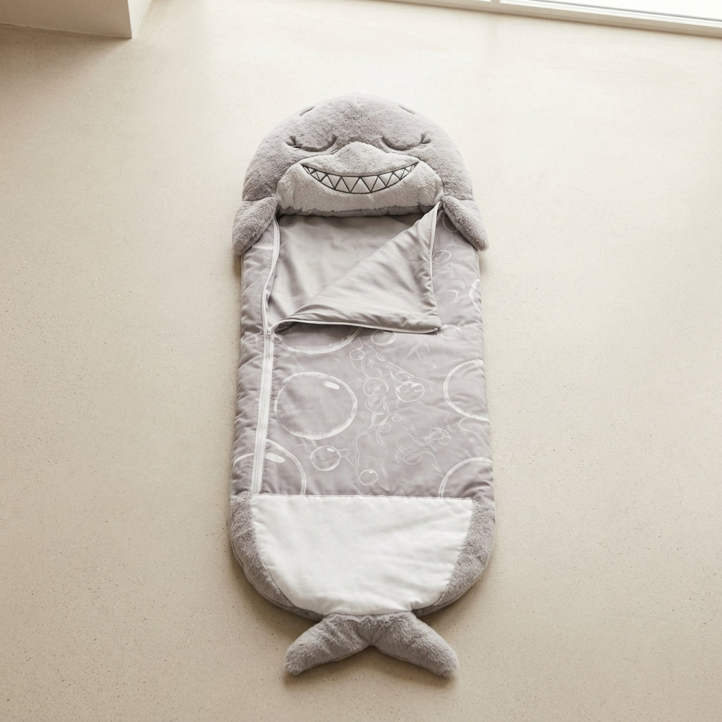 Children's Sleeping Bag Soft Fleece Animal Motif Lightweight 5