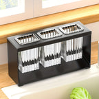 Chopstick Holder - Compact Kitchen Organizer with Water Drain Design 0
