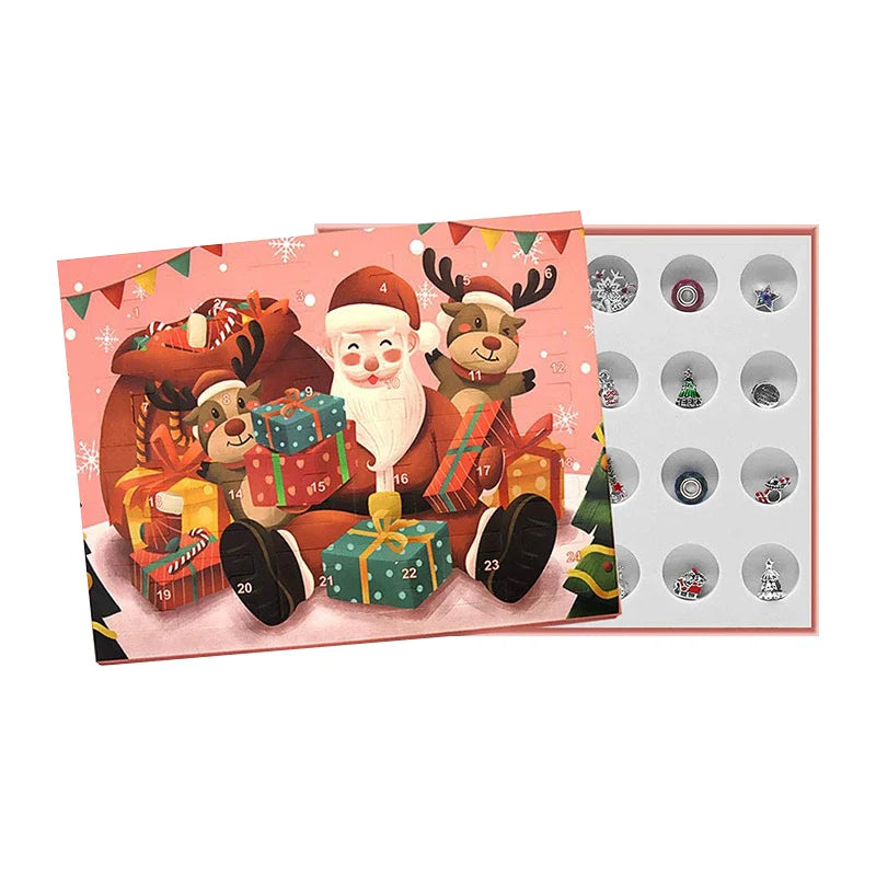 Christmas Advent Calendar with 24 Surprises for Holiday Countdown – Festive Design, Durable Materials, Suitable for All Ages 3