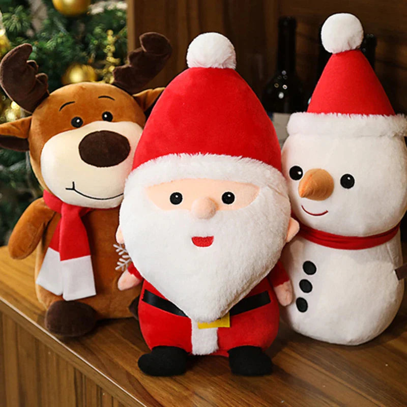 Christmas Animal Plush Toys - Soft Festive Decorations 23-40cm 1