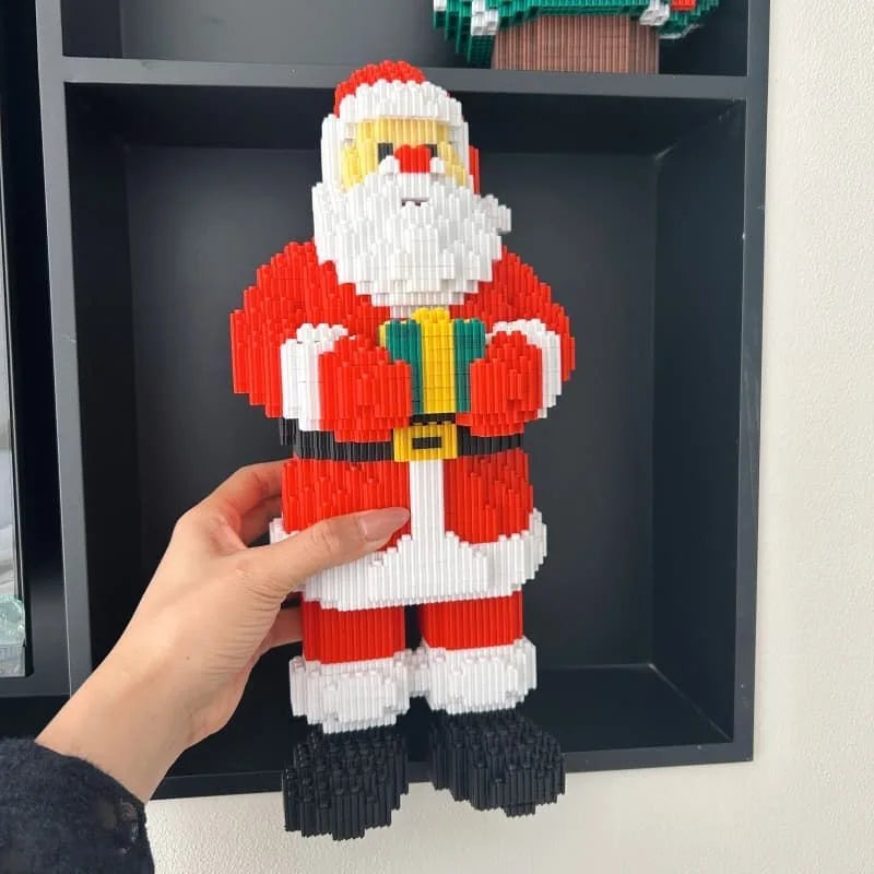 Christmas Building Block Set - 3-in-1 Santa, Reindeer & Tree 4