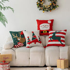 Christmas Cushion Cover Festive Decorative Square Pillow Cover 3