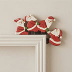 Christmas Door Frame Decoration Wooden Reindeer Gift Motif 01