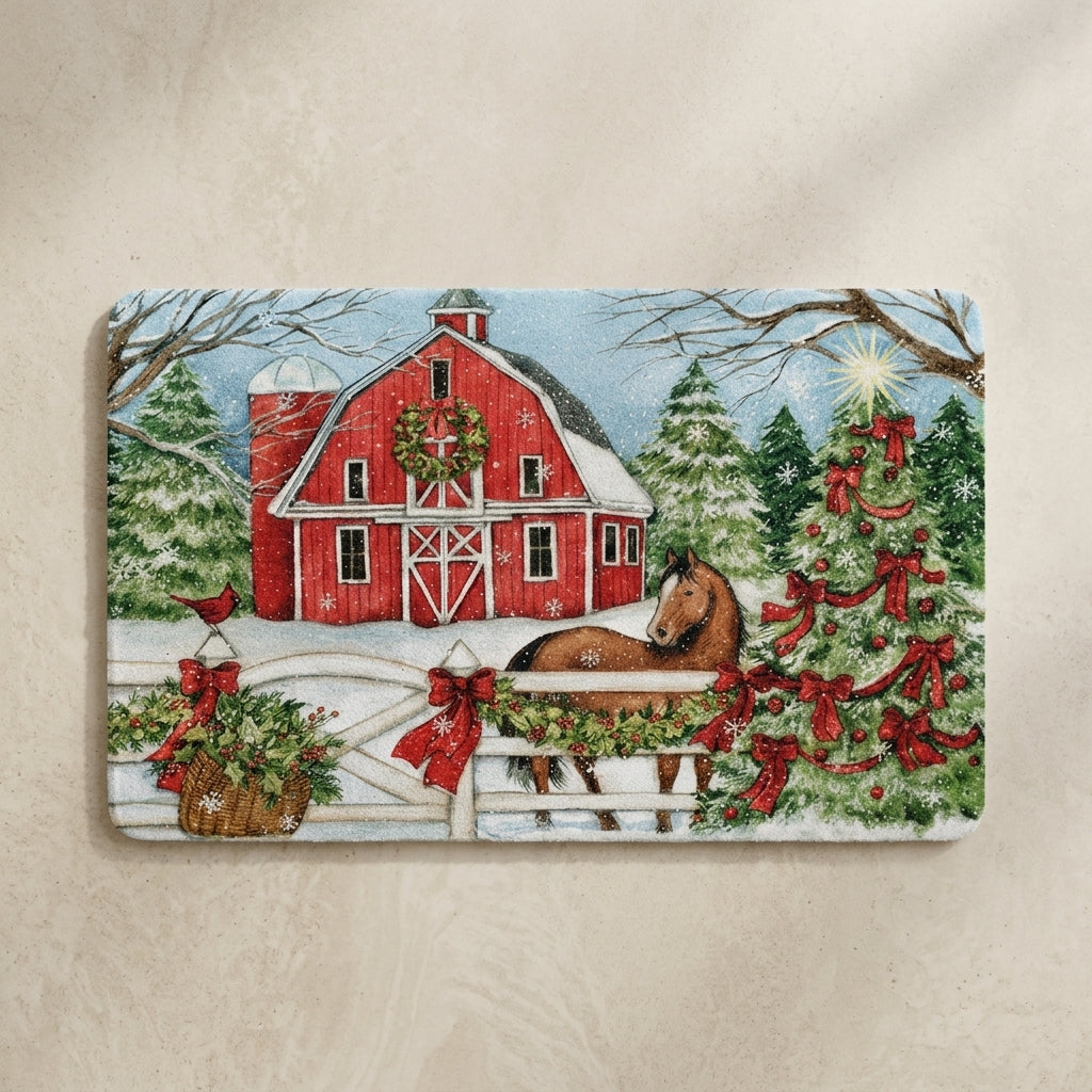 Christmas Doormat Non-Slip 40 x 60 cm Indoor Outdoor Mat 1