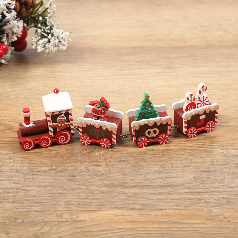 Christmas Express Plastic Train - Colorful Holiday Decoration for Cheerful Ambiance 4