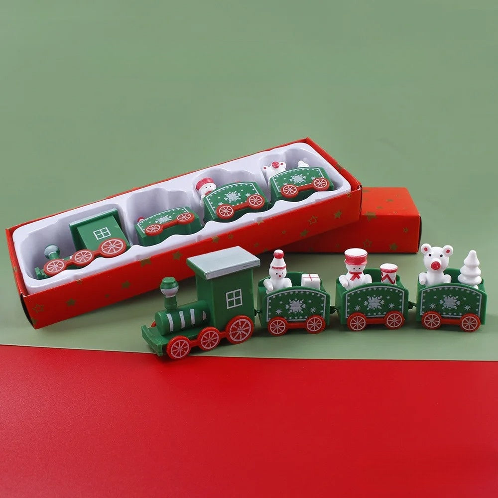 Christmas Express Plastic Train - Colorful Holiday Decoration for Cheerful Ambiance 9