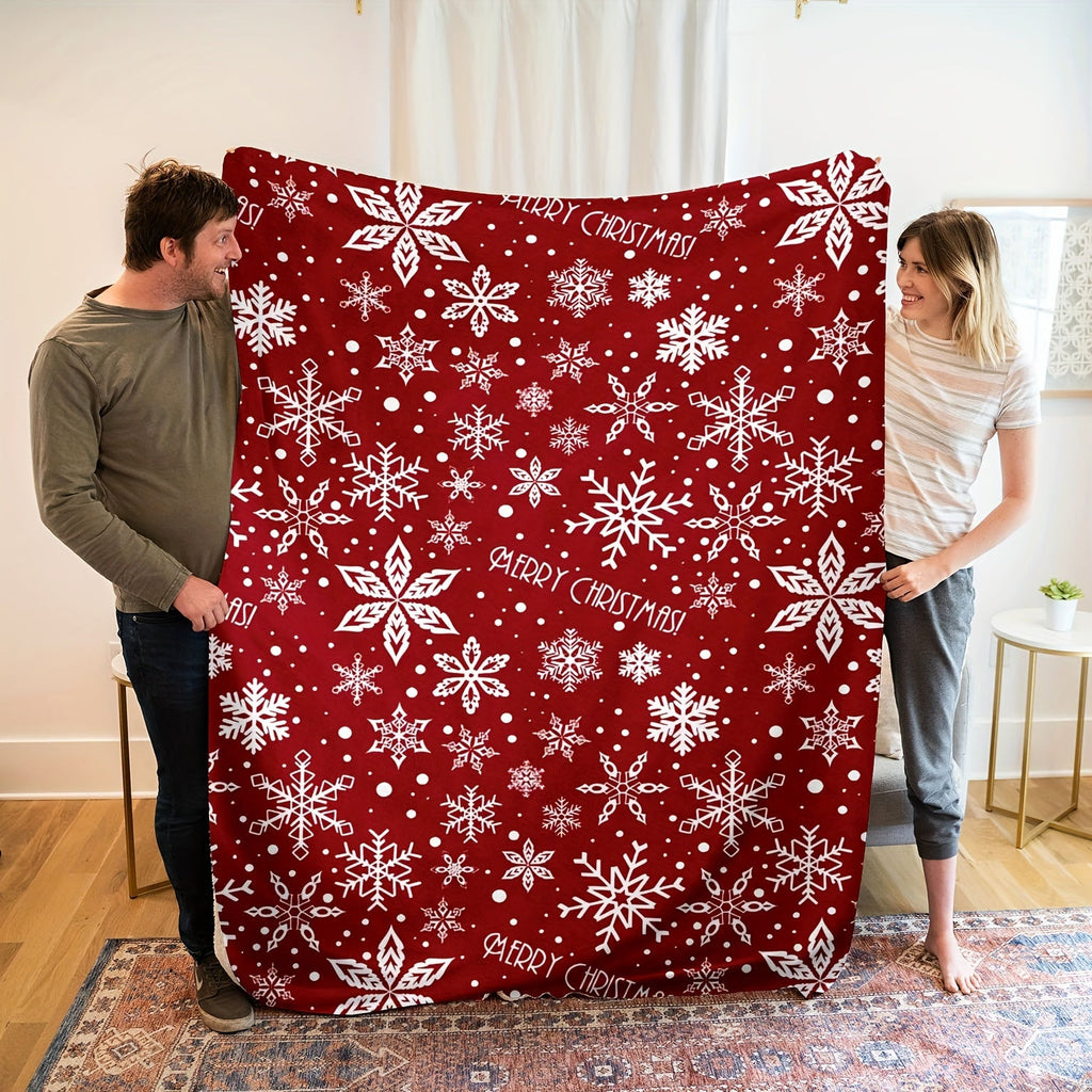 Christmas Fleece Blanket - Soft, Warm, Machine Washable 70x130cm 0