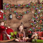 Christmas Garland with Multicolour LED Lights 2m or 5m 3