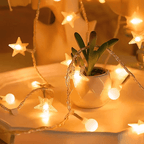 Christmas LED String Lights - 1.5m/3m, Snowflakes & Reindeer Designs 8