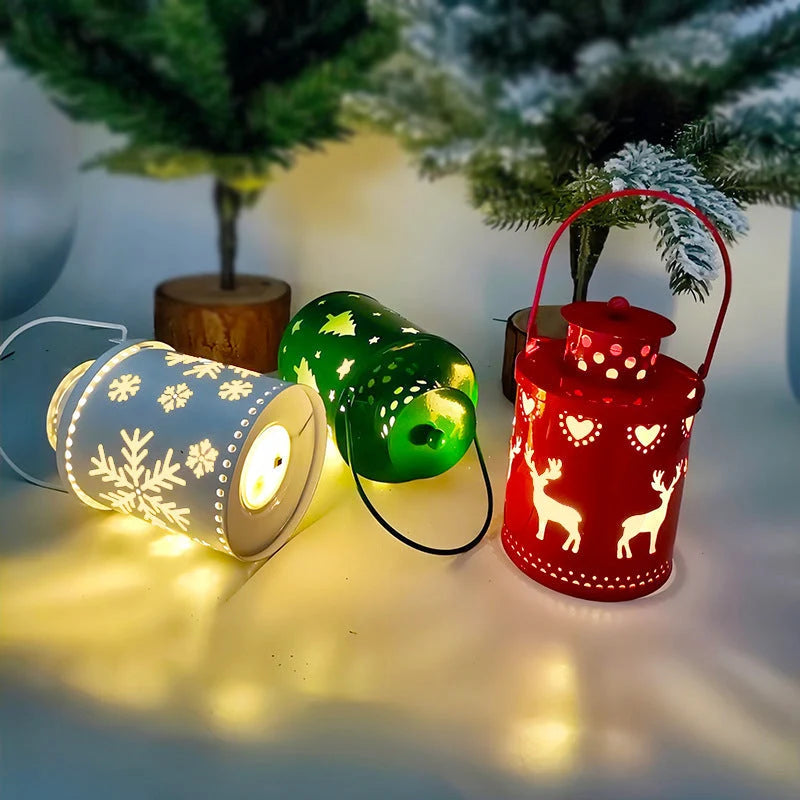 Christmas Lanterns Set - Decorative Indoor & Outdoor Candle Lighting 1