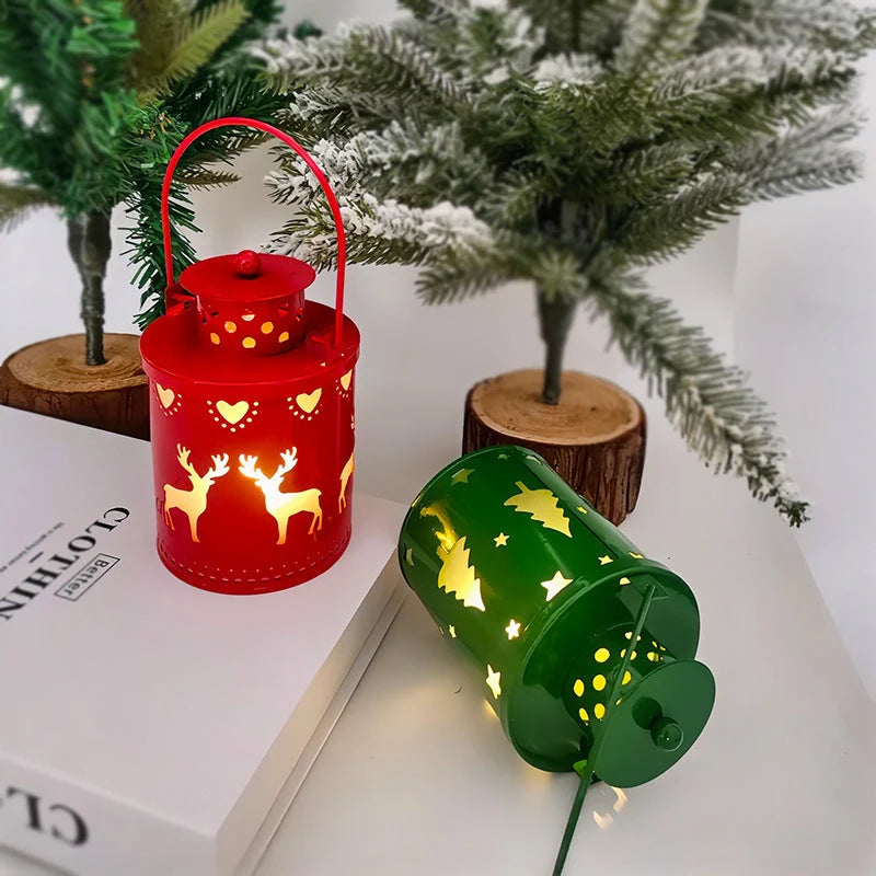 Christmas Lanterns Set - Decorative Indoor & Outdoor Candle Lighting 2