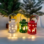 Christmas Lanterns Set - Decorative Indoor & Outdoor Candle Lighting 4