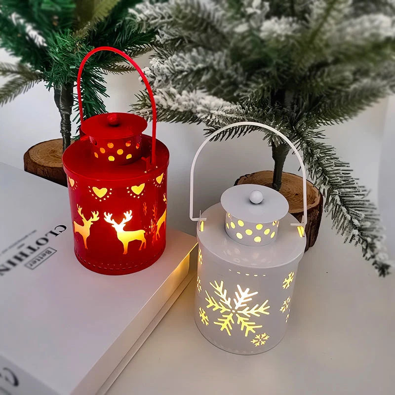 Christmas Lanterns Set - Decorative Indoor & Outdoor Candle Lighting 5