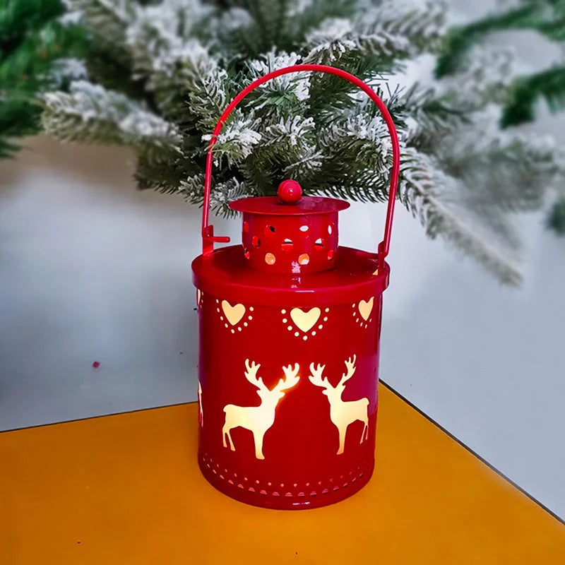 Christmas Lanterns Set - Decorative Indoor & Outdoor Candle Lighting 6