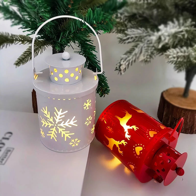 Christmas Lanterns Set - Decorative Indoor & Outdoor Candle Lighting 7