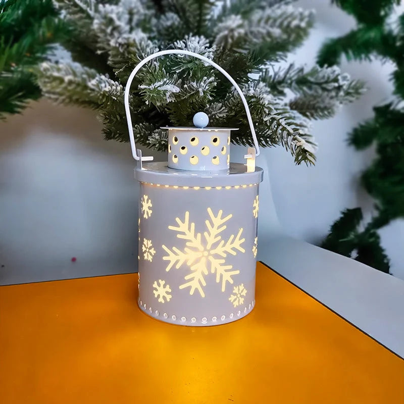 Christmas Lanterns Set - Decorative Indoor & Outdoor Candle Lighting 8