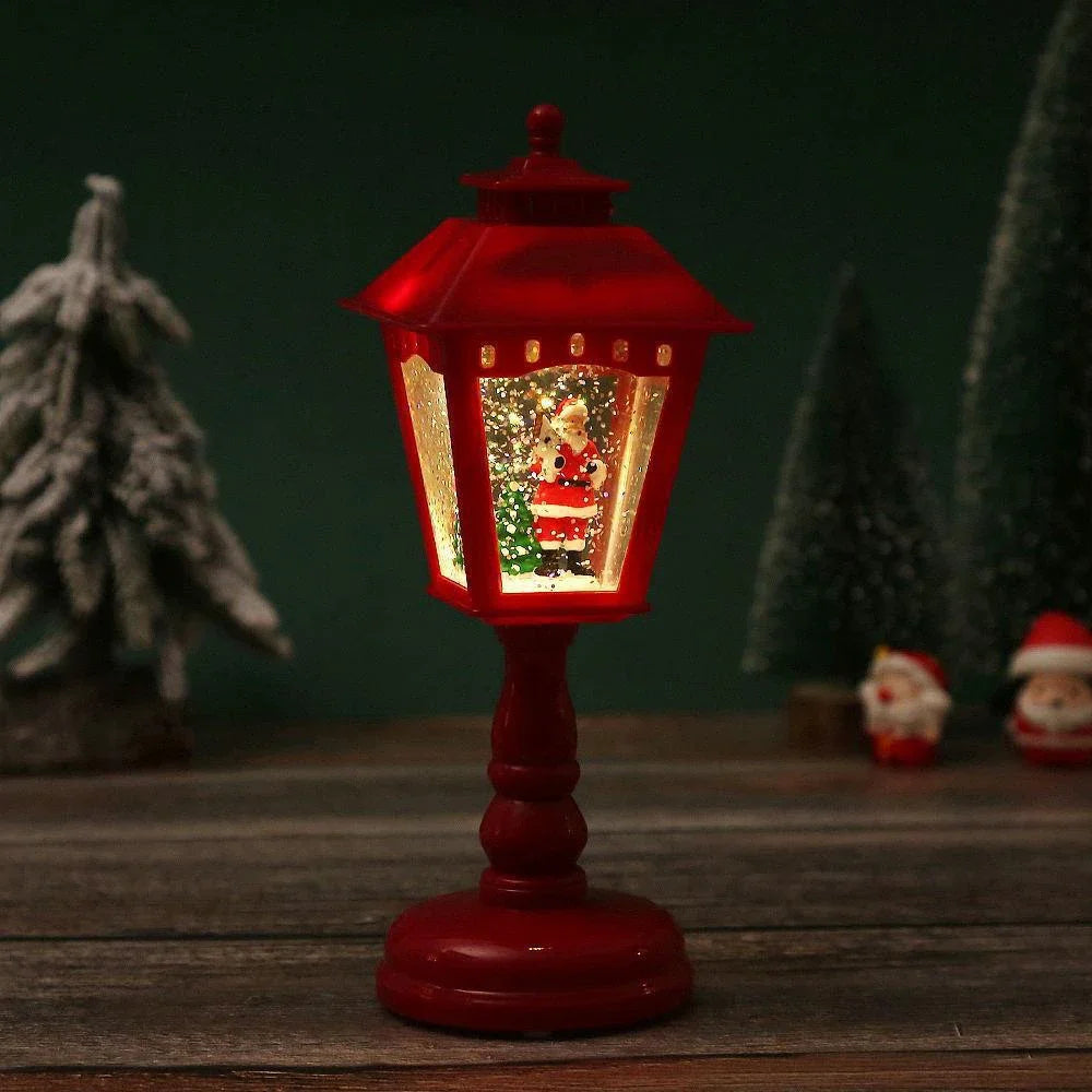 Christmas Snow Globe Lantern - Swirling Snow, Soft Light & Holiday Music 3