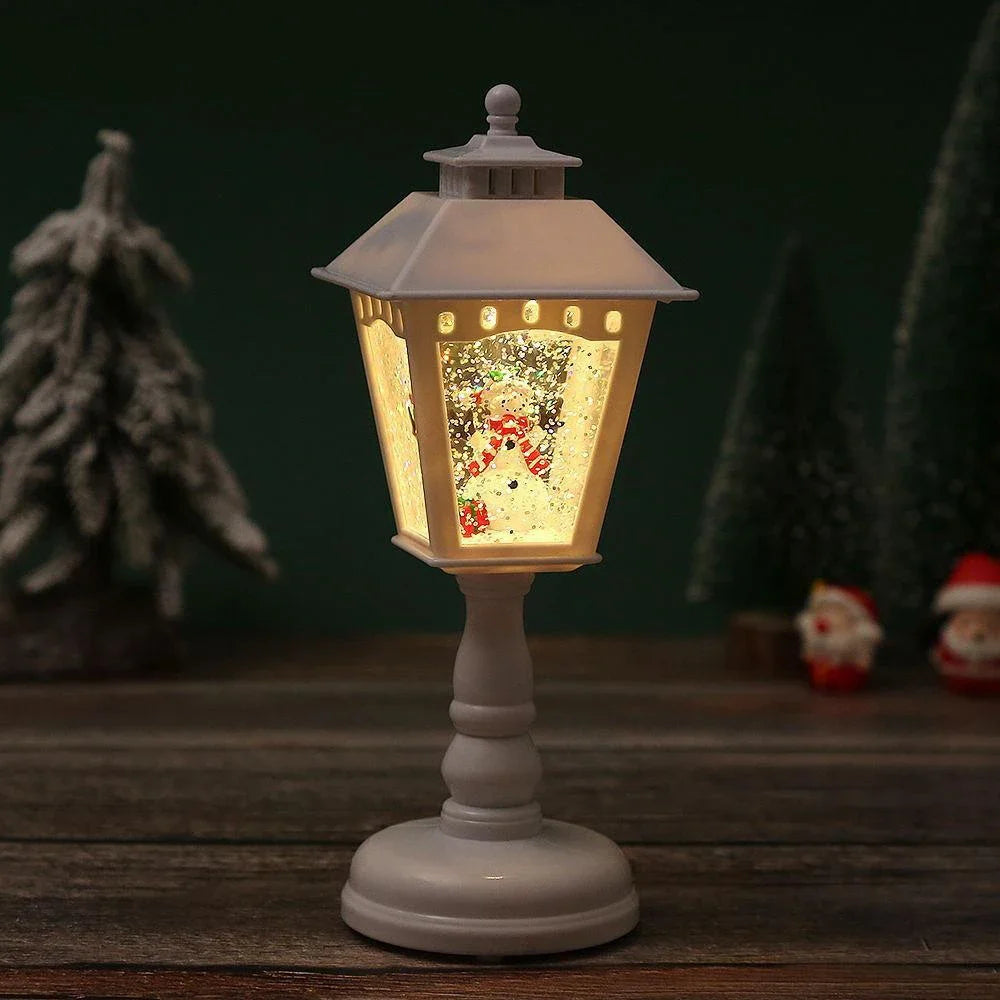 Christmas Snow Globe Lantern - Swirling Snow, Soft Light & Holiday Music 4