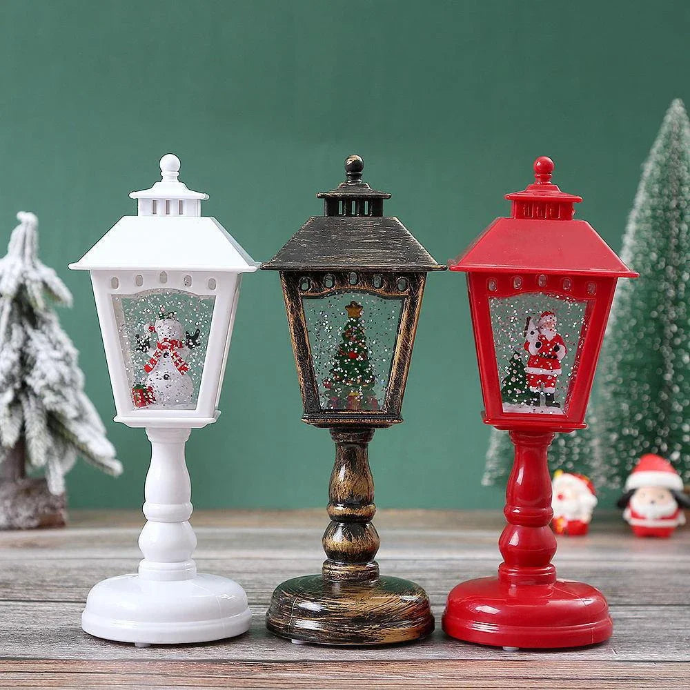 Christmas Snow Globe Lantern - Swirling Snow, Soft Light & Holiday Music 6
